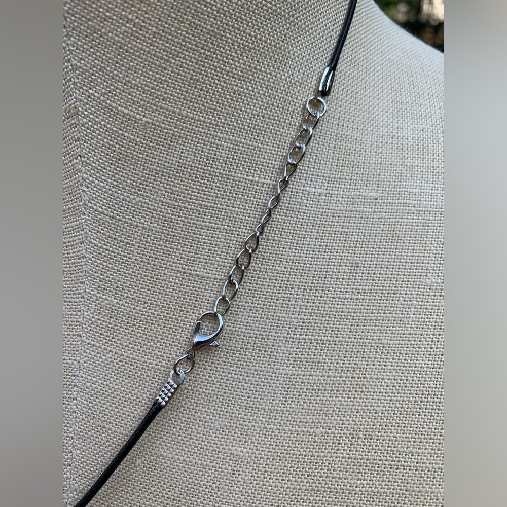 Handmade Genuine Stone Mushroom Amulet Necklace - Picture 5 of 10